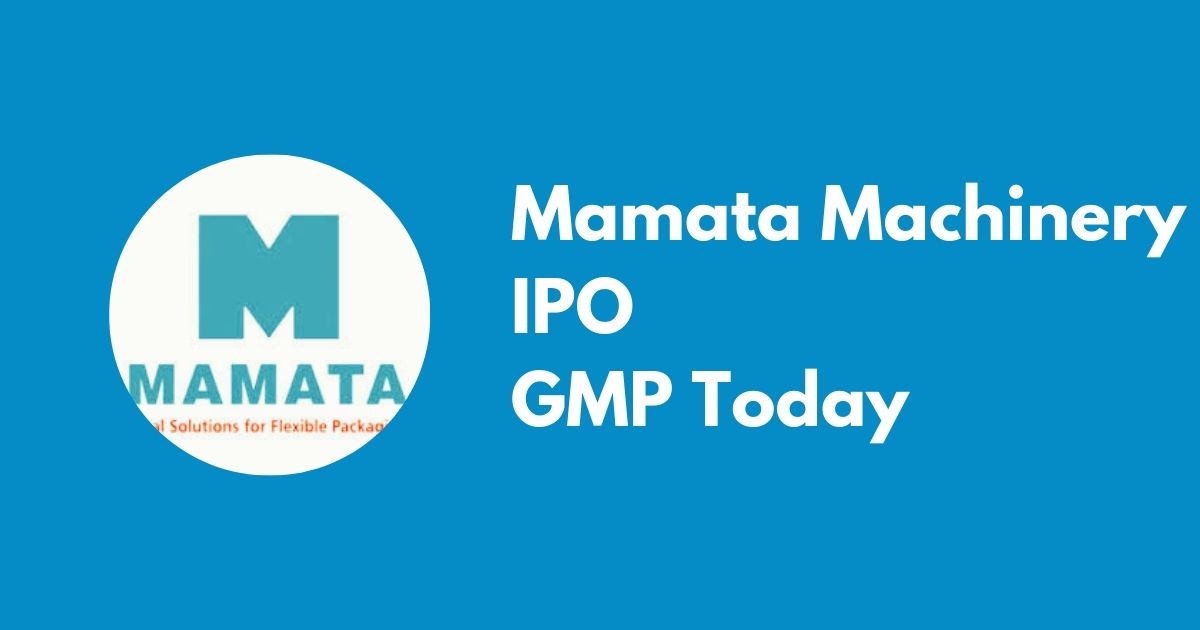 Mamata Machinery IPO GMP Today